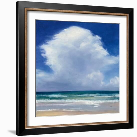 Beach Clouds II-Julia Purinton-Framed Art Print