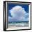 Beach Clouds II-Julia Purinton-Framed Art Print