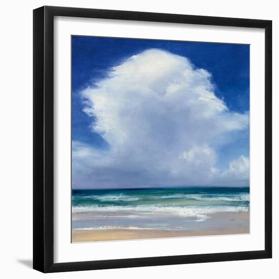 Beach Clouds II-Julia Purinton-Framed Art Print