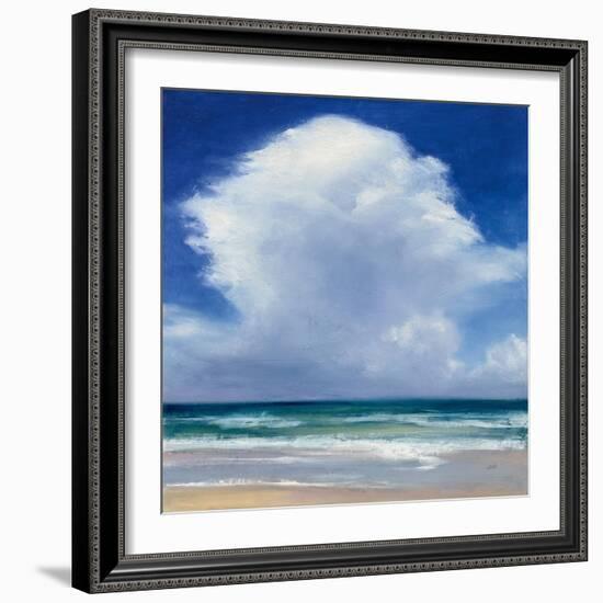 Beach Clouds II-Julia Purinton-Framed Art Print