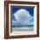 Beach Clouds II-Julia Purinton-Framed Art Print