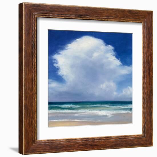 Beach Clouds II-Julia Purinton-Framed Art Print