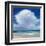 Beach Clouds II-Julia Purinton-Framed Art Print