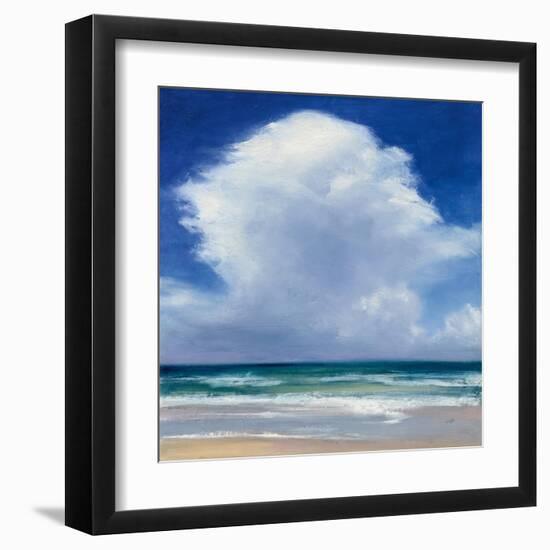 Beach Clouds II-Julia Purinton-Framed Art Print