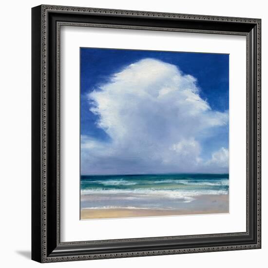 Beach Clouds II-Julia Purinton-Framed Art Print