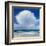 Beach Clouds II-Julia Purinton-Framed Art Print