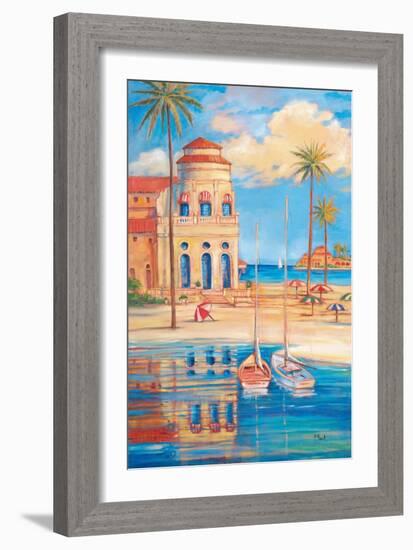 Beach Club I-Paul Brent-Framed Art Print