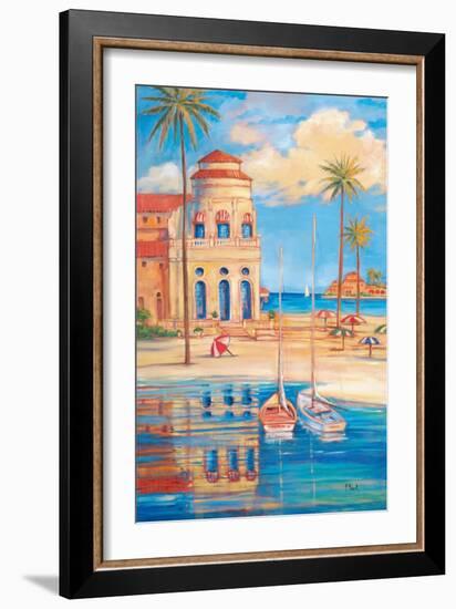 Beach Club I-Paul Brent-Framed Art Print