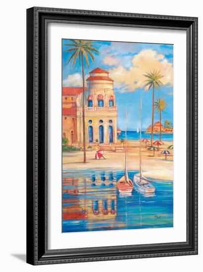 Beach Club I-Paul Brent-Framed Art Print