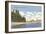 Beach, Coeur d'Alene, Idaho-null-Framed Art Print