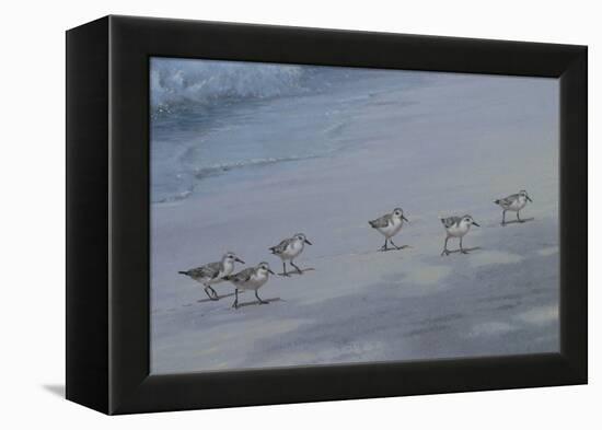 Beach Combers Detail-Michael Jackson-Framed Premier Image Canvas