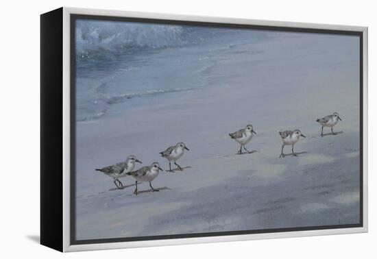 Beach Combers Detail-Michael Jackson-Framed Premier Image Canvas