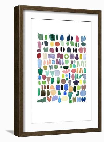 Beach Combing 2-Louise van Terheijden-Framed Giclee Print