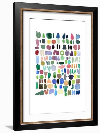 Beach Combing 2-Louise van Terheijden-Framed Giclee Print