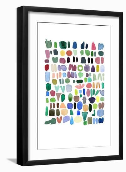 Beach Combing 2-Louise van Terheijden-Framed Giclee Print