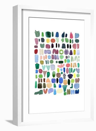 Beach Combing 2-Louise van Terheijden-Framed Giclee Print