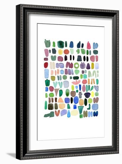 Beach Combing 2-Louise van Terheijden-Framed Giclee Print