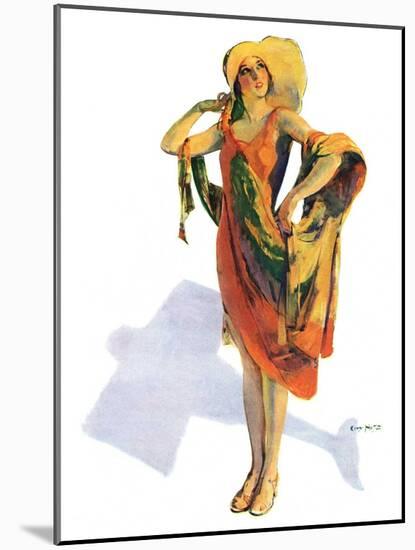 "Beach Costume,"August 9, 1930-Guy Hoff-Mounted Giclee Print