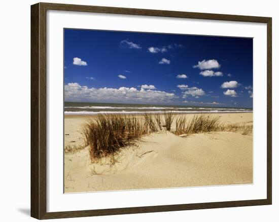 Beach, Cote d'Argent, Gironde, Aquitaine, France-David Hughes-Framed Photographic Print