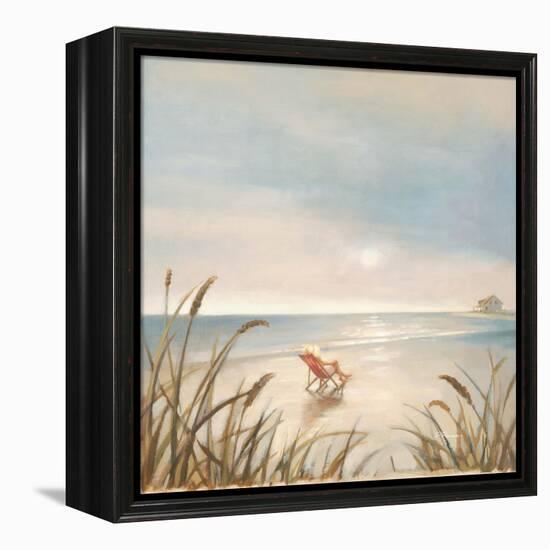 Beach Cottage-Paulo Romero-Framed Stretched Canvas