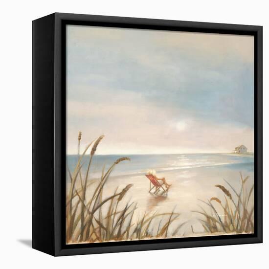 Beach Cottage-Paulo Romero-Framed Stretched Canvas