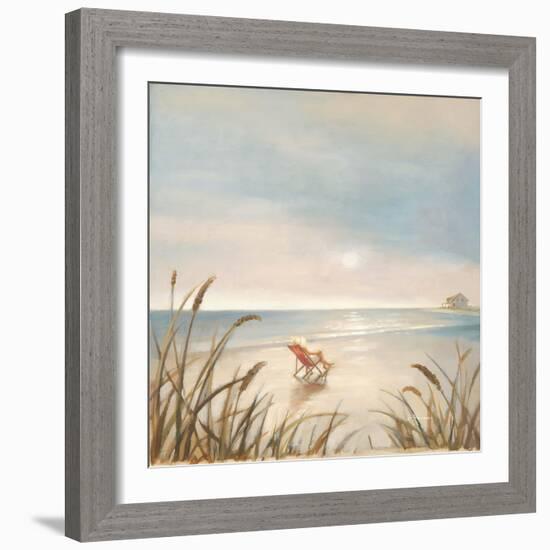 Beach Cottage-Paulo Romero-Framed Art Print