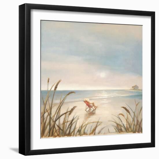 Beach Cottage-Paulo Romero-Framed Art Print