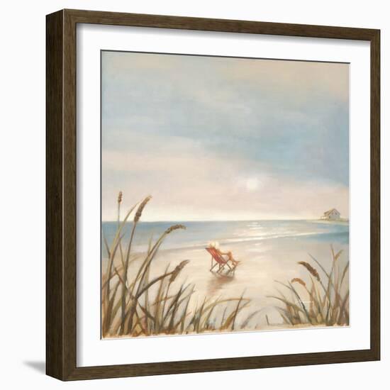 Beach Cottage-Paulo Romero-Framed Premium Giclee Print