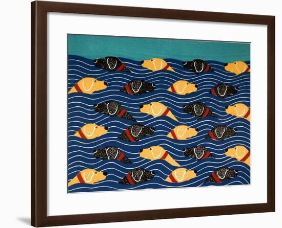 Beach Cover Sheet-Stephen Huneck-Framed Giclee Print