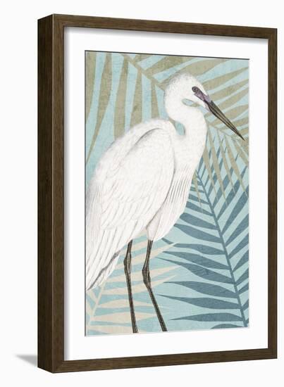 Beach Crane-Kimberly Allen-Framed Art Print