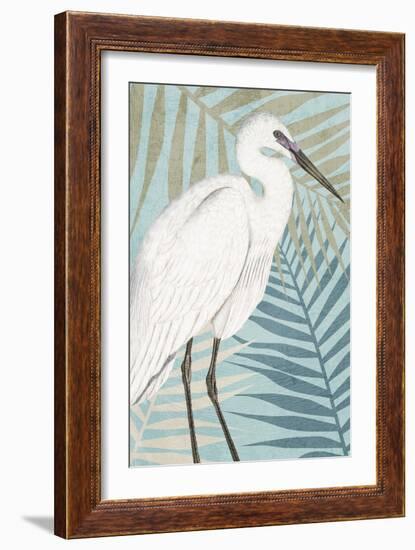 Beach Crane-Kimberly Allen-Framed Art Print