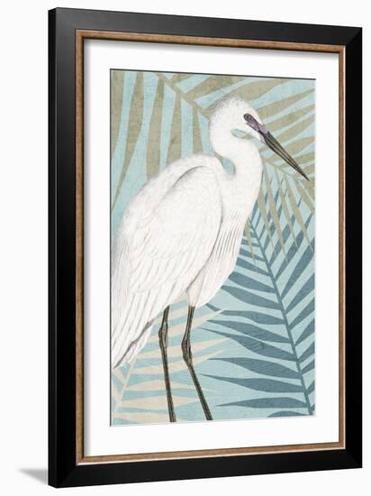 Beach Crane-Kimberly Allen-Framed Art Print