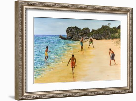 Beach Cricket-Victor Collector-Framed Giclee Print