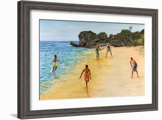 Beach Cricket-Victor Collector-Framed Giclee Print