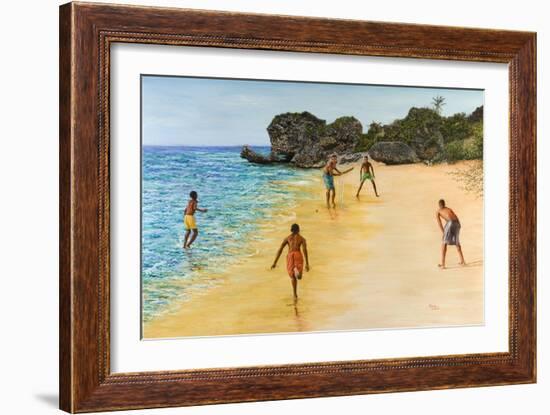 Beach Cricket-Victor Collector-Framed Giclee Print