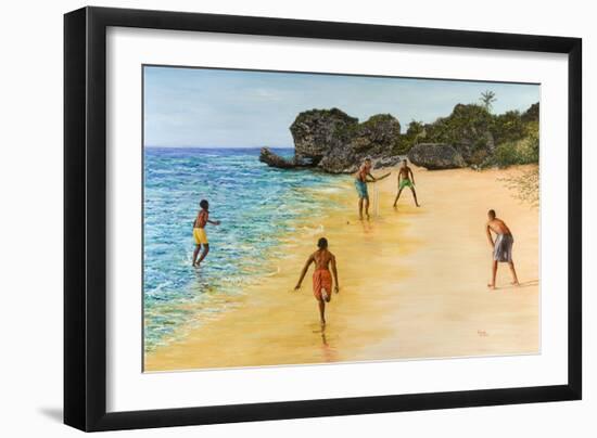 Beach Cricket-Victor Collector-Framed Giclee Print