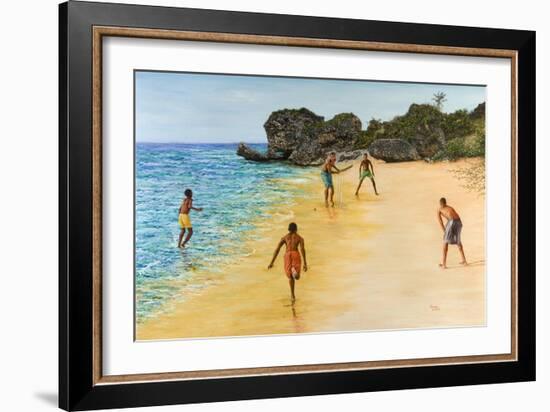 Beach Cricket-Victor Collector-Framed Giclee Print