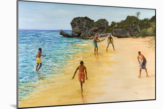 Beach Cricket-Victor Collector-Mounted Giclee Print