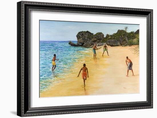 Beach Cricket-Victor Collector-Framed Giclee Print