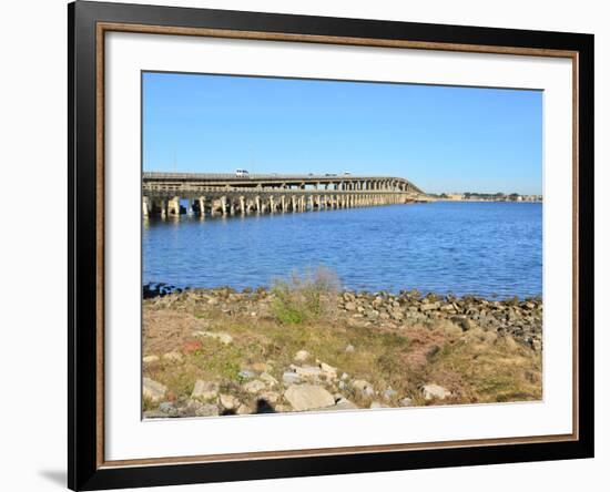 Beach Crossing from Pensacola Beach to Gulf Breezes-Paul Briden-Framed Photographic Print