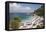 Beach Crowded with Holidaymakers, Kassiopi, Corfu, Ionian Islands, Greek Islands, Greece, Europe-Ruth Tomlinson-Framed Premier Image Canvas