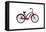 Beach Cruiser Bike - Icon-Lantern Press-Framed Stretched Canvas