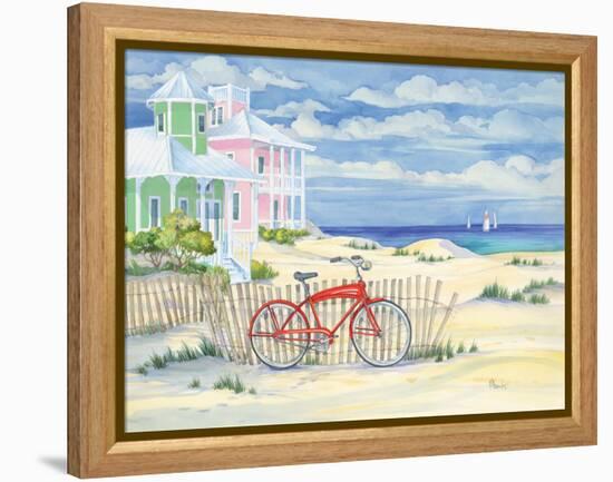 Beach Cruiser Cottage I-Paul Brent-Framed Stretched Canvas