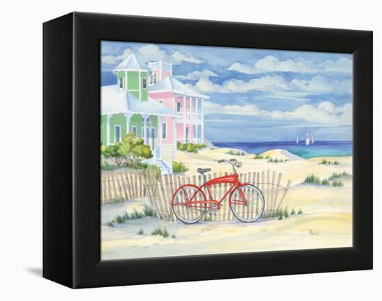 Beach Cruiser Cottage I-Paul Brent-Framed Stretched Canvas