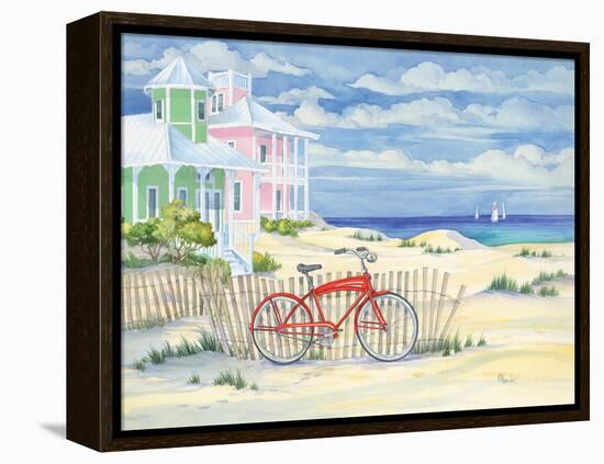 Beach Cruiser Cottage I-Paul Brent-Framed Stretched Canvas