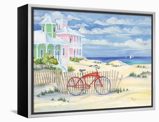 Beach Cruiser Cottage I-Paul Brent-Framed Stretched Canvas