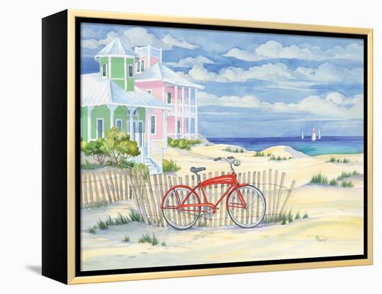 Beach Cruiser Cottage I-Paul Brent-Framed Stretched Canvas