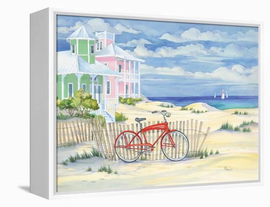 Beach Cruiser Cottage I-Paul Brent-Framed Stretched Canvas