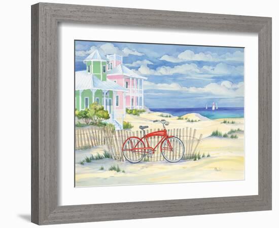 Beach Cruiser Cottage I-Paul Brent-Framed Art Print