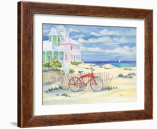 Beach Cruiser Cottage I-Paul Brent-Framed Art Print